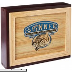 Spinner The Game of Wild Dominoes Wooden Box  B079395TH1